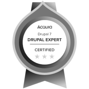 Drupal 7 Certified Developers Logo