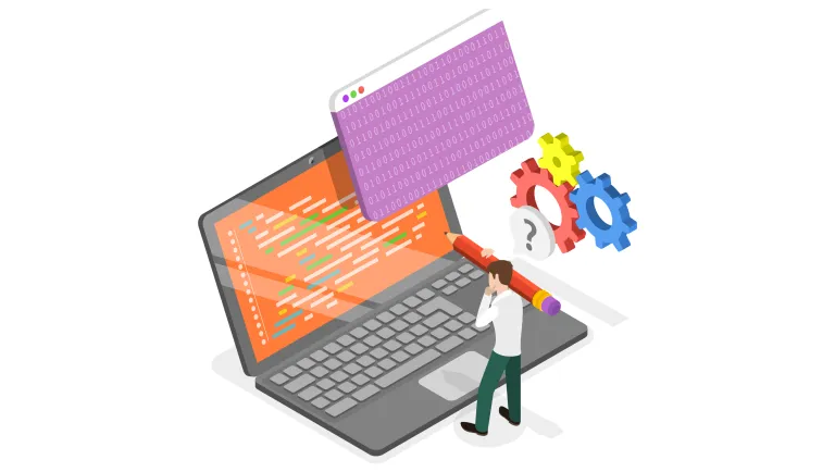 Decorative image of a laptop