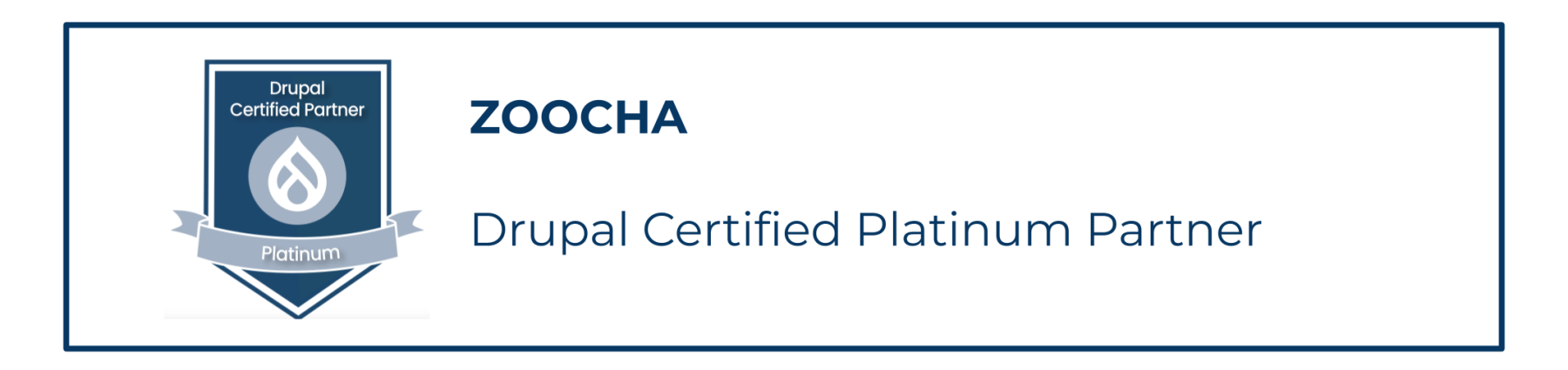 Zoocha: A Drupal Certified Platinum Partner