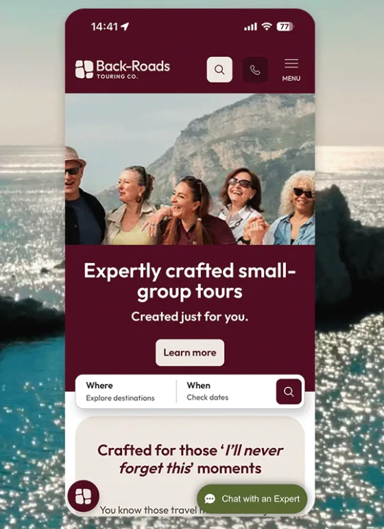 Image of Back-Roads Touring mobile view