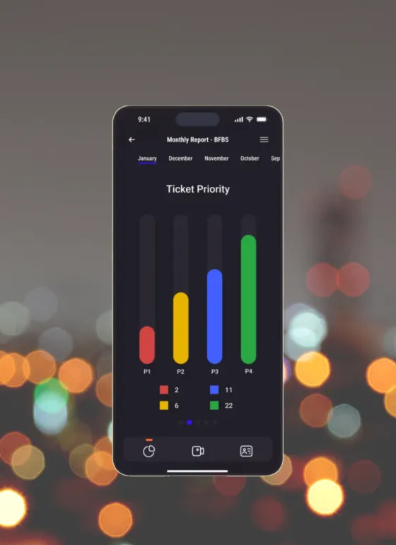 Service app screenshot