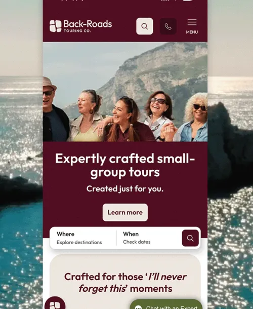 Image of Back-Roads Touring mobile view