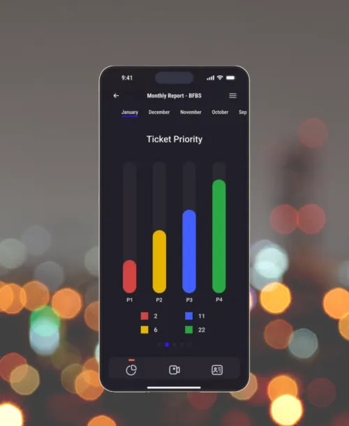 Service app screenshot